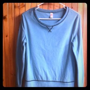 Long sleeve soft blue shirt small